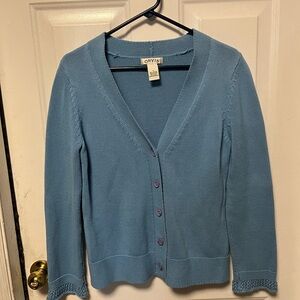 Orvis Women's Blue Sweater cardigan